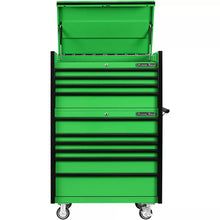 Load image into Gallery viewer, Extreme Tools® DX Series 41"W x25"D 4 Drawer Top Chest & 6 Drawer Roller Cabinet Combo