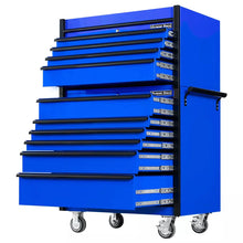 Load image into Gallery viewer, Extreme Tools® DX Series 41"W x25"D 4 Drawer Top Chest & 6 Drawer Roller Cabinet Combo