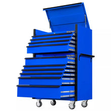 Load image into Gallery viewer, Extreme Tools® DX Series 41"W x25"D 4 Drawer Top Chest & 6 Drawer Roller Cabinet Combo