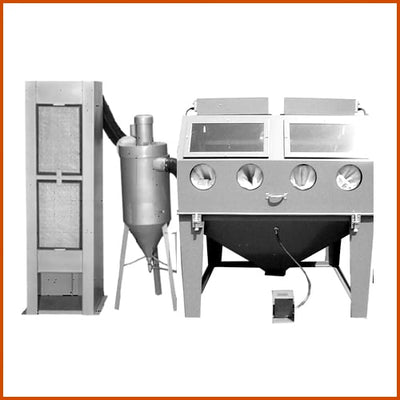 TRINCO Master Model 60X48 Split Level DELUXE w/ 600 CFM Abrasive Separator