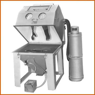 TRINCO™ Model 48×48 Sandblast Cabinet Split Level with BP Dust Collector