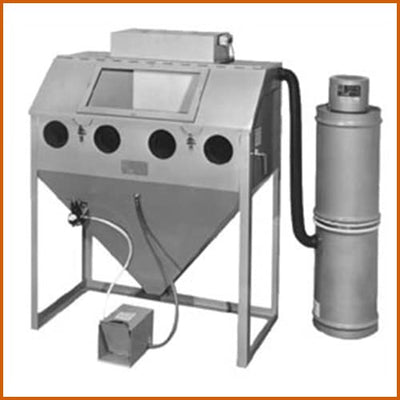 TRINCO™ Model 48 with BP Dust Collector (Size 48 x 24) Sandblast Cabinet