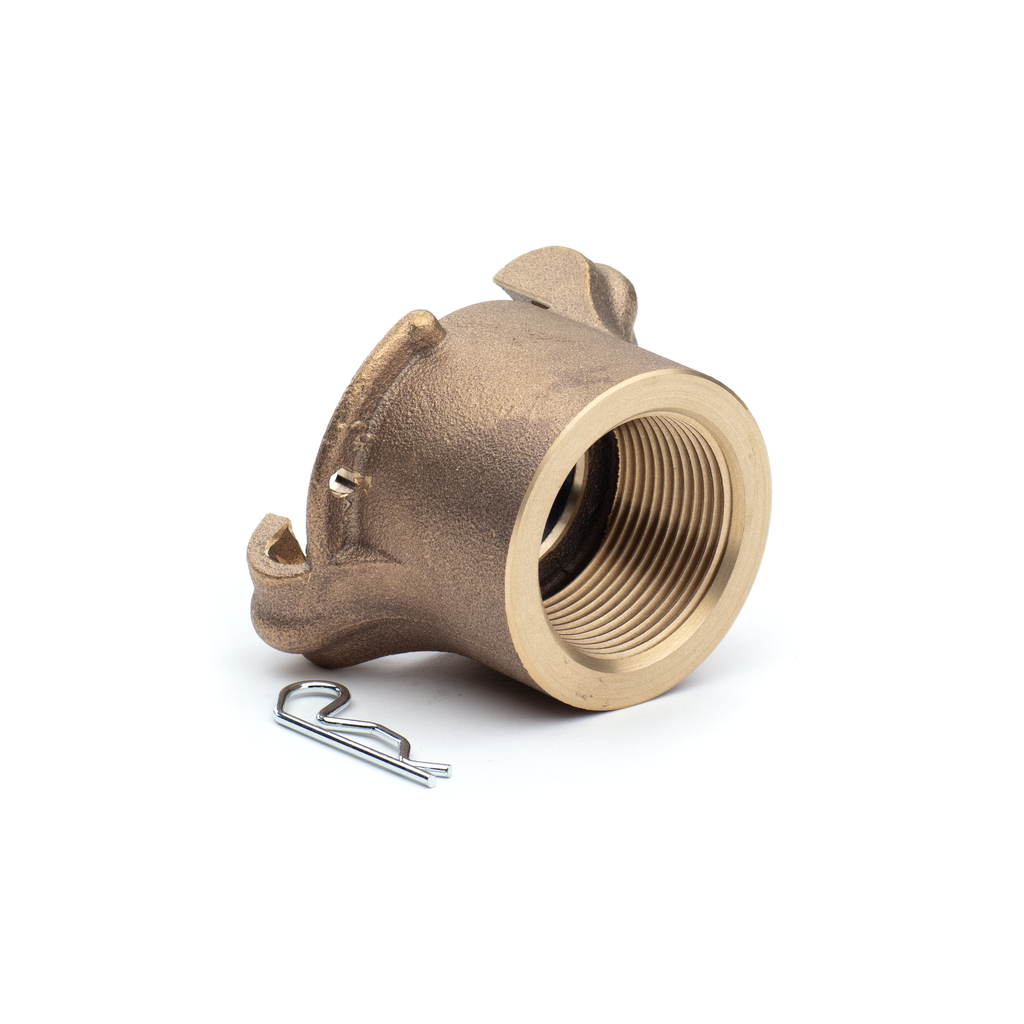 CF Brass Quick Coupler for 1-1/4 inch thread nipple
