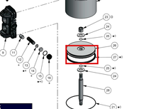Load image into Gallery viewer, Binks 0115-010128 PISTON -- Ref 26, MX1231 &amp; MXL1232 Pump Manual 77-3206 EN [ English ]
