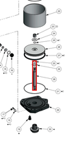 Load image into Gallery viewer, Binks 0115-010130 MOTOR ROD -- Ref 28, MX1231 &amp; MXL1232 Pump Manual 77-3206 EN [ English ]