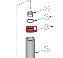 Load image into Gallery viewer, Binks 0115-010173 LOWER PACKING SET (PTFE/LEATHER) -- Ref 18•+, MX412 &amp; MXL412 Pump Manual 77-3202 EN [ English ]