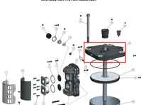 Load image into Gallery viewer, Binks 0115-010329 UPPER END CAP -- Ref 21, AX140SD Air Motor Manual 77-2938 [ English ]