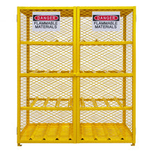 Load image into Gallery viewer, Durham Horizontal Gas Cylinder Cabinet, Capacity of 16, Self Close - image 1