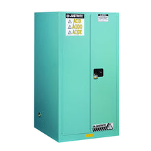 Load image into Gallery viewer, Blue 90 Gal Corrosives/Acids Safety Cabinet | 2 Manual-Close Doors | 899002 | Justrite - image 1
