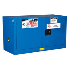Load image into Gallery viewer, Royal Blue 17 Gal Hazmat Cabinet | 2 Self-Close Doors | 8617282 | Justrite - image 1