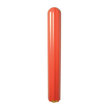 Load image into Gallery viewer, Orange 4" x 56" Bollard Post Cover | Fluted | 1732OR - 1732OR - image 1