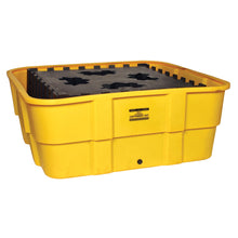 Load image into Gallery viewer, Yellow Poly Platform IBC Contain Unit with Drain | 1683D | Eagle - image 1