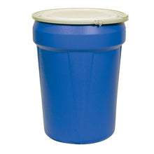 Load image into Gallery viewer, Blue 30 Gal Open Head Plastic Drum | Metal Lever-Lock | 1601MB - 1601MB - image 1