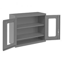 Load image into Gallery viewer, Durham Wall Mountable Storage Cabinet, 2 Shelves, Clearview doors,  29-7/8 x 13-11/16 x 27 - image 1