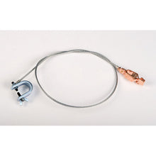 Load image into Gallery viewer, Antistatic Wire For Bonding/Grounding, With "C" Clamp 5/8 inch and Alligator Clip 5/8 inch, 3 feet. | Justrite - image 1