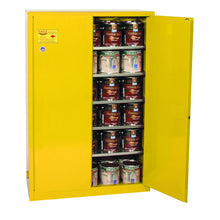 Load image into Gallery viewer, Yellow 60 Gal Paint and Ink Safety Cabinet Manual Close | YPI47X | Justrite - image 1
