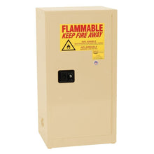 Load image into Gallery viewer, Beige 16 Gal Flammable Liquid Cabinet | Space Saver | 1 Shelf, 1 Door, Self Close | 1905XBEI - 1905XBEI - image 1