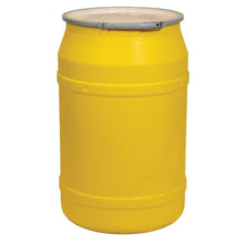 Load image into Gallery viewer, Yellow 55 Gal Poly Drum Metal Lever-Lock | Bung Holes | 1656MBG - 1656MBG - image 1