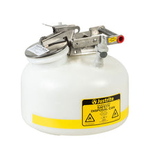 Load image into Gallery viewer, 2 Gal Quick-Disconnect Disposal Safety Can | PP Fittings, White | PP12752 - PP12752 - image 1