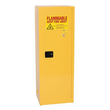 Load image into Gallery viewer, Yellow 24 Gal Flammable Liquid Cabinet | Space Saver | 3 Shelves, 1 Door, Self Close | 2310X - 2310X - image 1