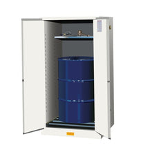 Load image into Gallery viewer, White 55 Gal Safety Cabinet With Drum Rollers | Manual-Close Doors | 896265 - 896265 - image 1