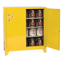 Load image into Gallery viewer, Yellow 40 Gal Paint and Ink Safety Cabinet | Tower | YPI32XLEGS | Justrite - image 1