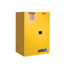 Load image into Gallery viewer, 90 Gal Yellow Flammable Safety Cabinet | Self-Close Doors | 899020 | Justrite - image 1