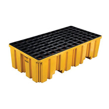 Load image into Gallery viewer, 2 Drum Spill Pallet | Yellow Plastic, Without Drain | 1620ND - 1620ND - image 1