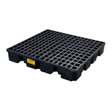 Load image into Gallery viewer, 4 Drum Pallet | with Drain, Black | 1645B - 1645B - image 1