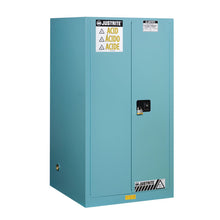 Load image into Gallery viewer, Blue 60 Gal Corrosives/Acids Safety Cabinet | 2 Self-Close Doors | 896022 | Justrite - image 1