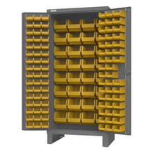 Load image into Gallery viewer, Durham Cabinet, 14 Gauge, 126 Yellow Bins, 36 x 24 x 78 - image 1