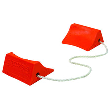 Load image into Gallery viewer, Orange 5.5" Small Aircraft Wheel Chocks, Roped Pair | UC200-S - UC200-S - image 1