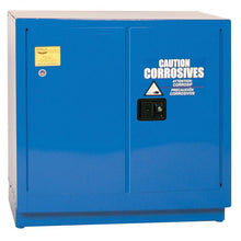 Load image into Gallery viewer, Blue 22 Gal 1 Shelf 2 Door Under Counter Acid Cabinet | CRA70X | Justrite - image 1