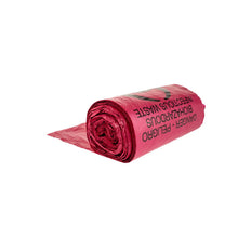 Load image into Gallery viewer, 15 Gal Biohazard Waste Cans Liner Bags, Red | Pack of 100 | 05901 | Justrite - image 1