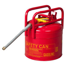 Load image into Gallery viewer, 5 Gal Red Metal Safety Can | 7/8" Metal Hose | DOT Type II | 1215 - 1215 - image 1