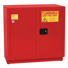 Load image into Gallery viewer, Red 22 Gal Flammable Liquid Cabinet | Under Counter | 1 Shelf, 2 Door, Self Close | 1970XRED - 1970XRED - image 1