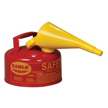 Load image into Gallery viewer, 1 Gal Red Steel Safety Can for Flammables | Funnel | Type I | UI10FS - UI10FS - image 1