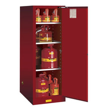 Load image into Gallery viewer, 54 Gal Red Flammable Safety Cabinet | 1 Door Deep Slimline | 895421 | Justrite - image 1