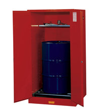 Load image into Gallery viewer, Red 55 Gal Safety Cabinet With Drum Rollers | Manual-Close Doors | 896261 | Justrite - image 1