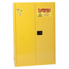Load image into Gallery viewer, Yellow 45 Gal Flammable Liquid Cabinet | 2 Shelves, 2 Door, Self Close | 4510X | Justrite - image 1