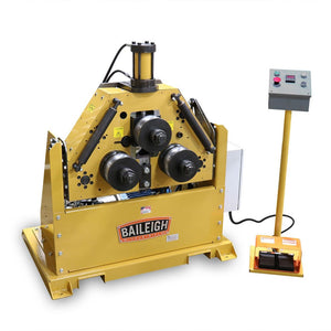 Baileigh Industrial - 220V 1Phase Roll Bender with Hydraulic Drive, Top Roll and Tilt.  2.5" Shedule 40 Capacity