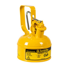 Load image into Gallery viewer, 1 Pint Yellow Type I Steel Safety Can | Diesel | 10011 | Justrite - image 1
