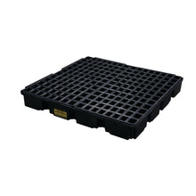 Load image into Gallery viewer, Black 4 Drum Modular Spill Containment Platform Without Drain | 1635B - 1635B - image 1