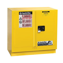 Load image into Gallery viewer, 22 Gal Yellow Flammable Cabinet | Under Counter, 2 Door | 892300 | Justrite - image 1