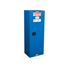 Load image into Gallery viewer, Royal Blue 22 Gal Hazmat Cabinet | 1 Self-Close Door | 862228 | Justrite - image 1