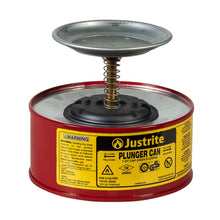 Load image into Gallery viewer, 1 Qt Steel Plunger Dispensing Can | Perforated Pan Screen | 10108 | Justrite - image 1