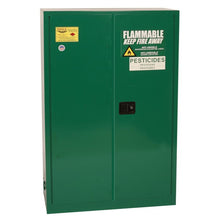 Load image into Gallery viewer, Green 45 Gal Pesticide Safety Cabinet Self Close | PEST4510X | Justrite - image 1