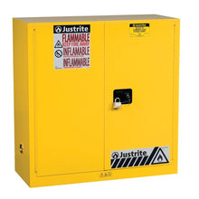 Load image into Gallery viewer, 30 Gallon Yellow Flammable Liquid Safety Cabinet | 2 Door | 893000 | Justrite - image 1