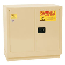 Load image into Gallery viewer, Beige 22 Gal Flammable Liquid Cabinet | Under Counter | 1 Shelf, 2 Door, Self Close | 1970XBEI - 1970XBEI - image 1