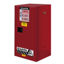 Load image into Gallery viewer, 15 Gallon Red Flammable Safety Cabinet | 1 Door | 891501 | Justrite - image 1